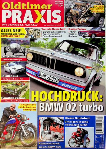 Deckblatt Oldtimer Praxis (09/2012)